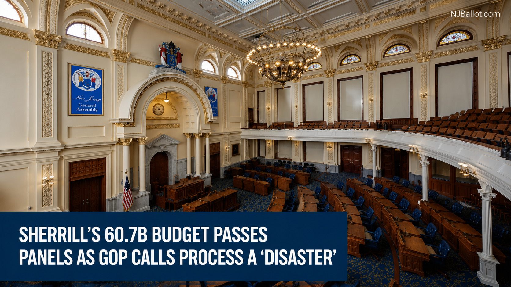 Sherrill's $60.7B Budget Passes as GOP Calls Process a 'Disaster'